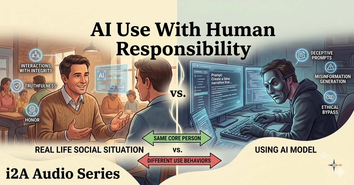 i2A Audio Episode 3: Use AI with Human Responsibility